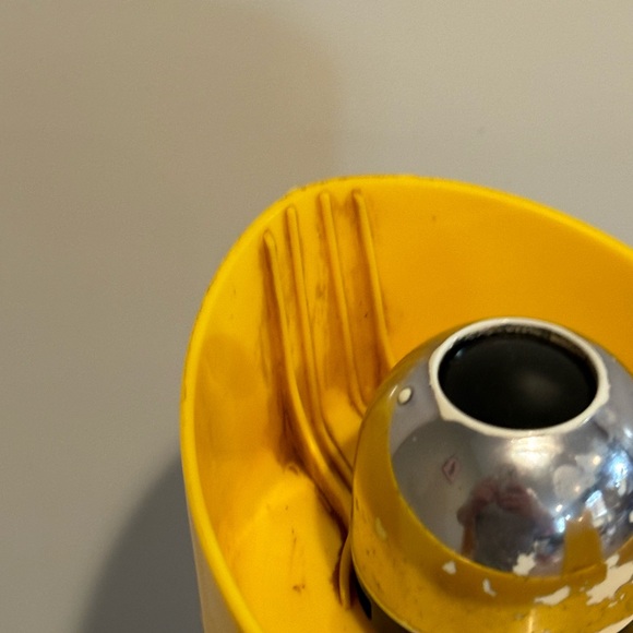 Vintage Studio Nova Japan Yellow Chrome Thermos Hot Cold  12" Tall - Picture 4 of 12